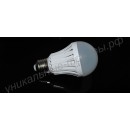 Светодиодная лампа (LED) E27 5Вт, 220В, шар матовый с наружным радиатором